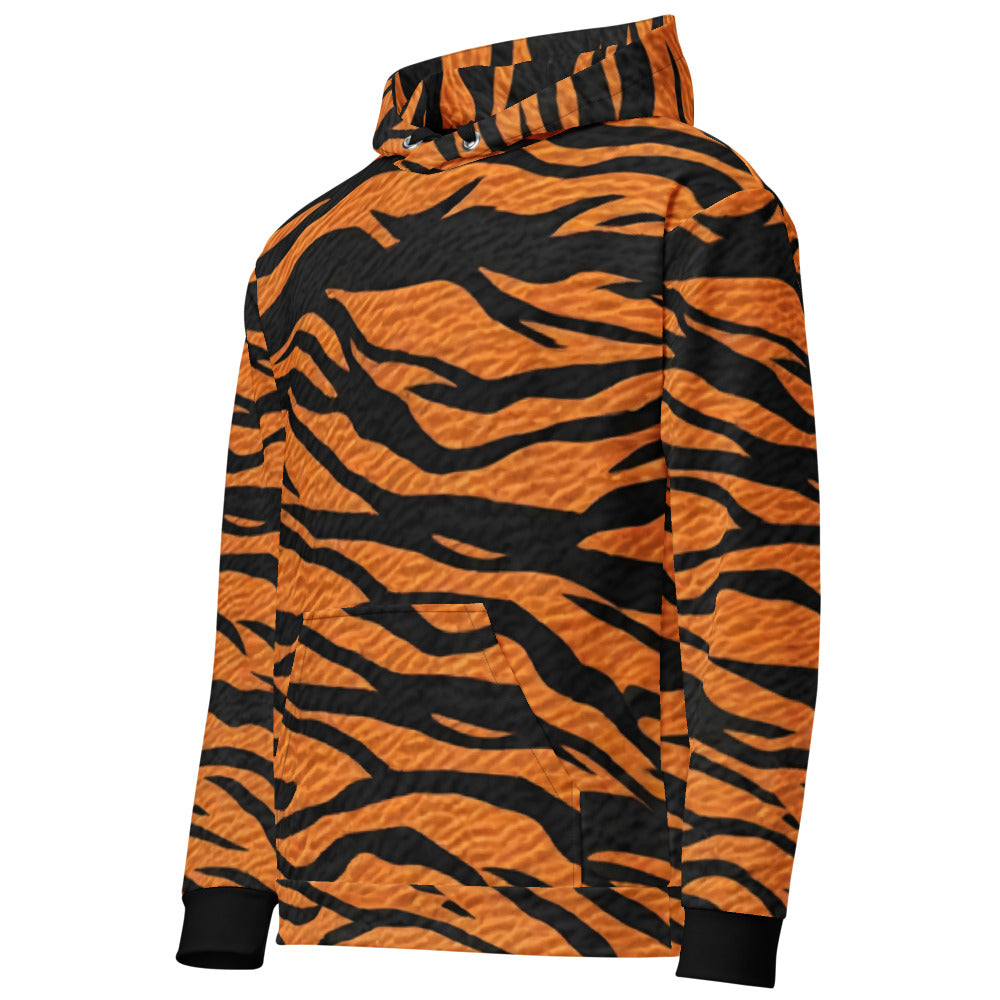 Unleash Your Inner Beast – Tiger Stripe Unisex Hoodie