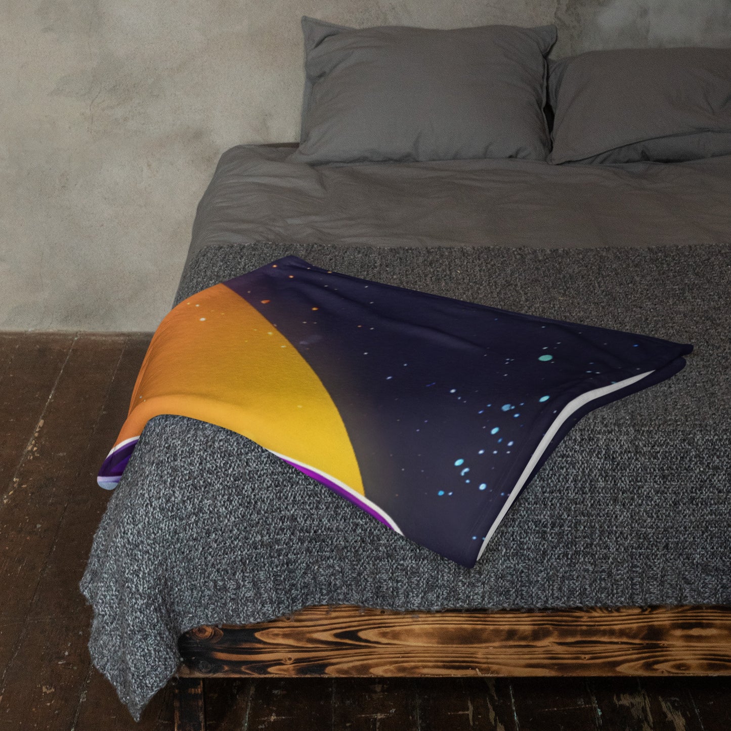 Funky French Bulldog Throw Blanket