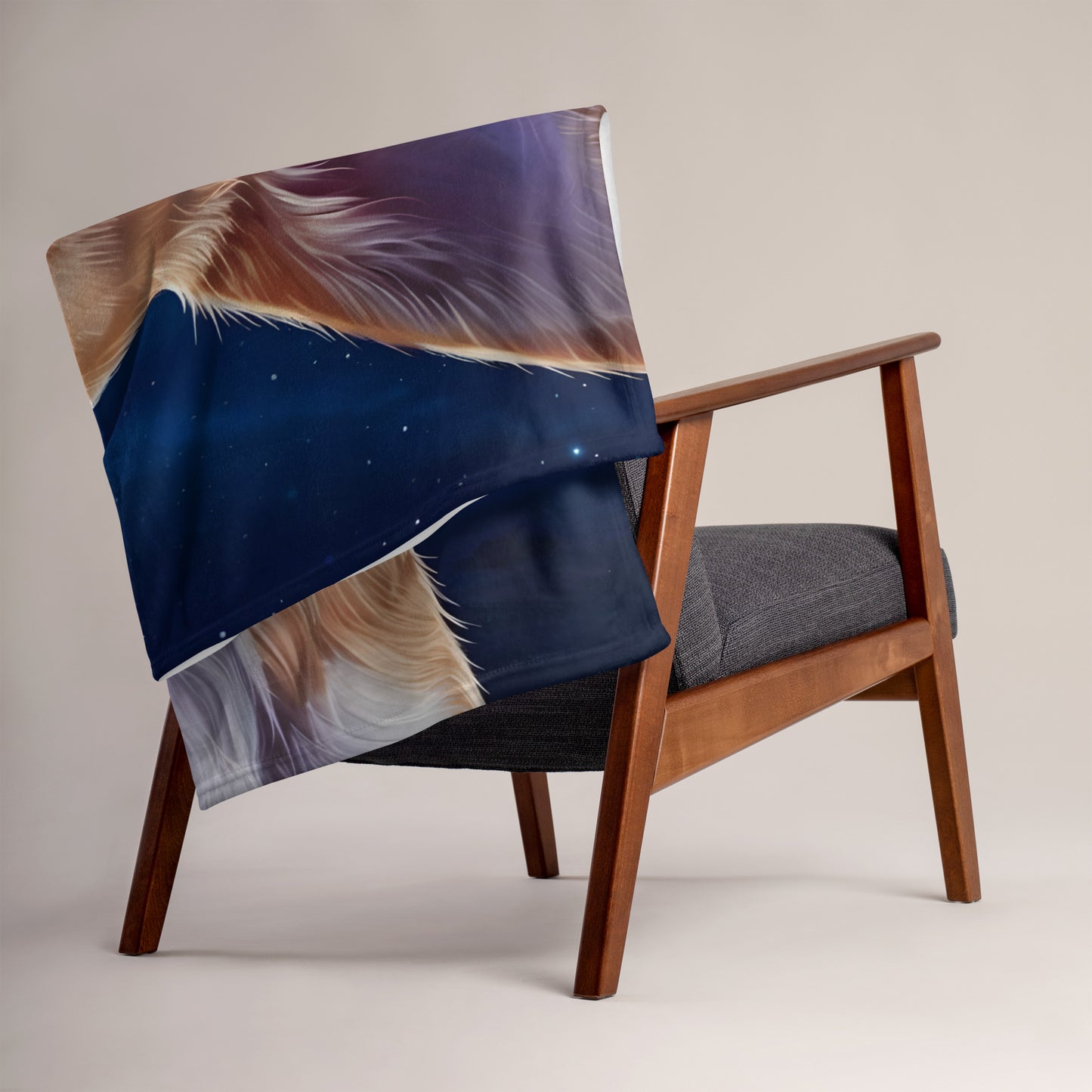 Coastal Chihuahua Throw Blanket