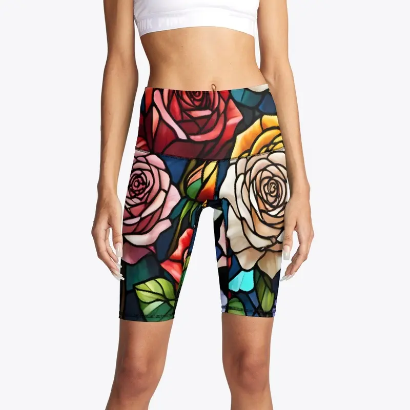 Stained Roses All-Over Print