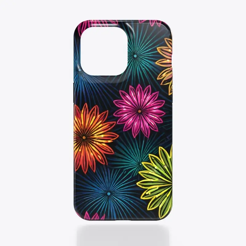 Neon Floral All-Over Print