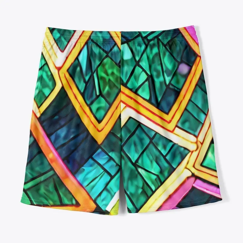 Jade Geometric All-Over Print