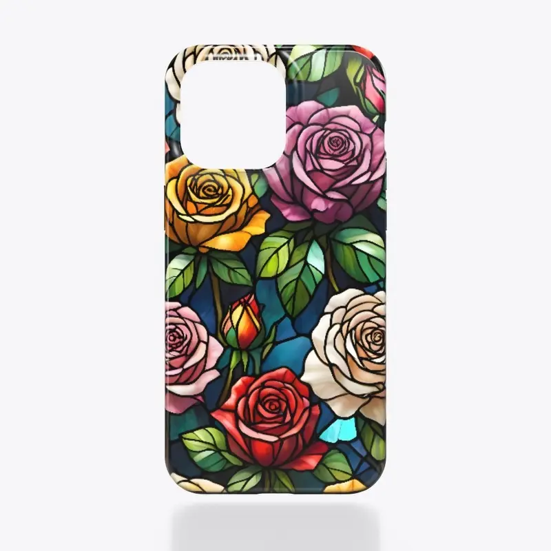 Stained Roses All-Over Print