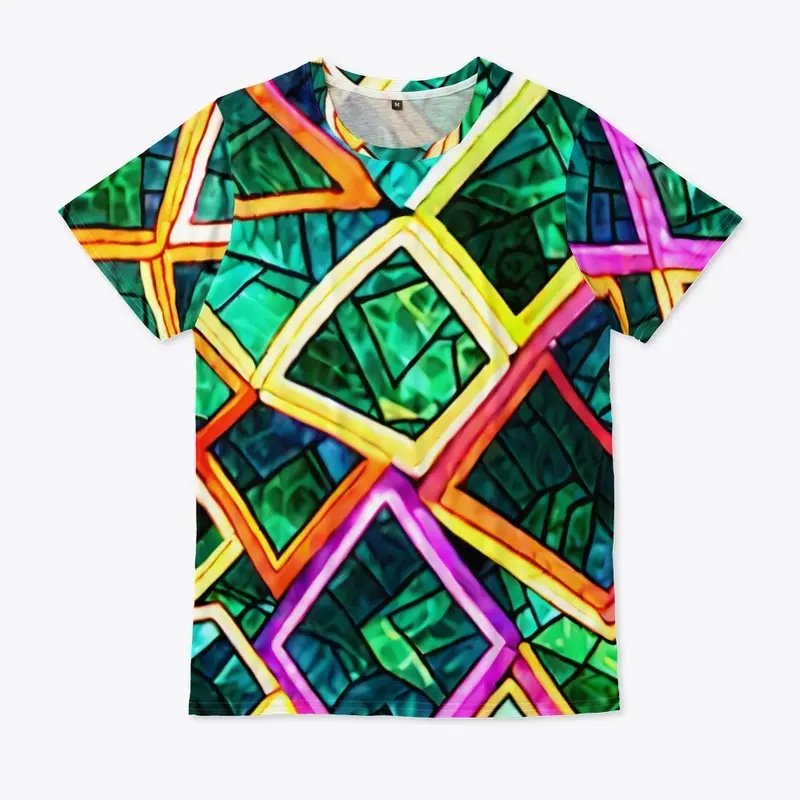 Jade Geometric All-Over Print