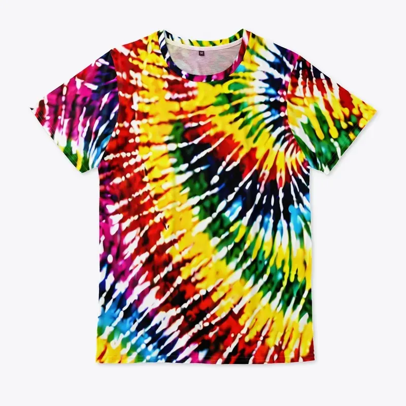 Tie-Dye Swirl All-Over Print