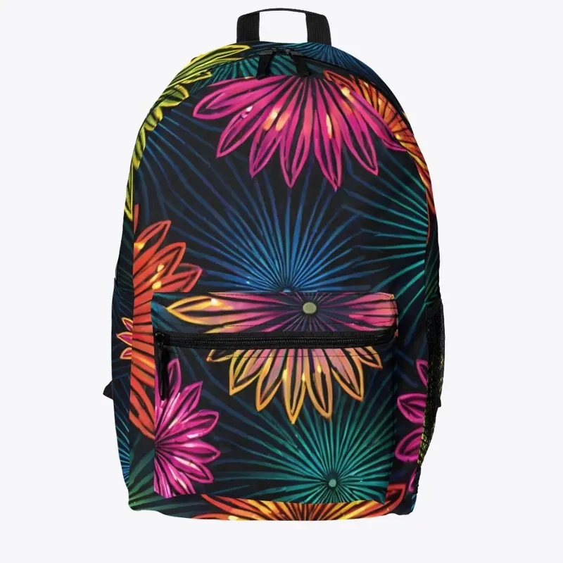 Neon Floral All-Over Print