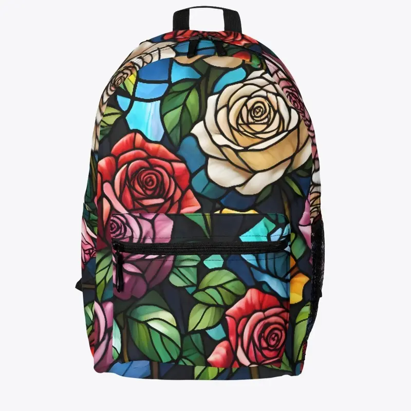 Stained Roses All-Over Print