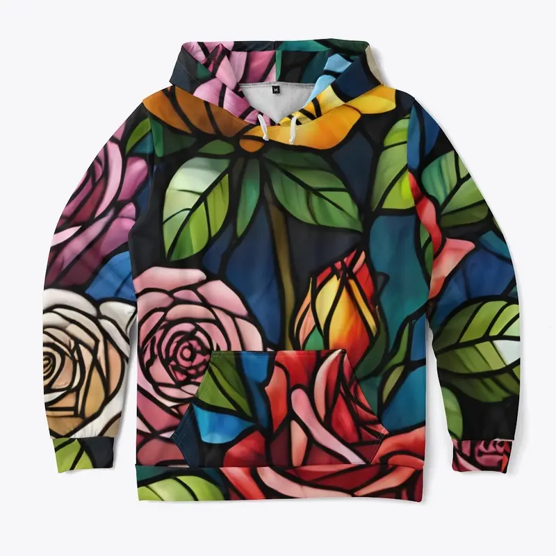 Stained Roses All-Over Print