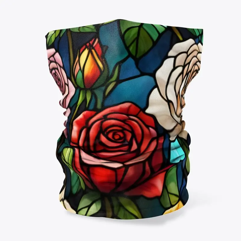 Stained Roses All-Over Print