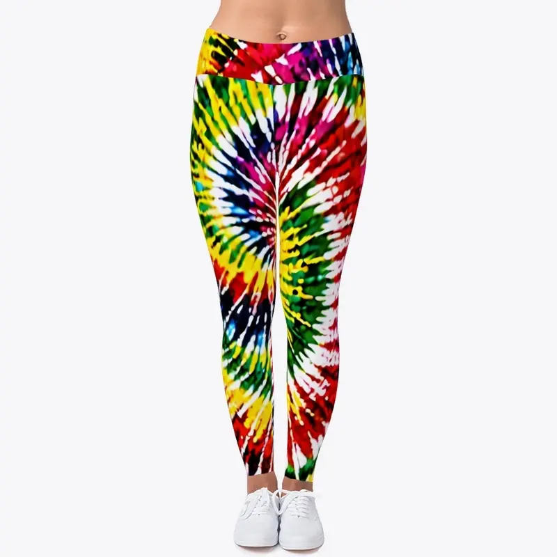 Tie-Dye Swirl All-Over Print