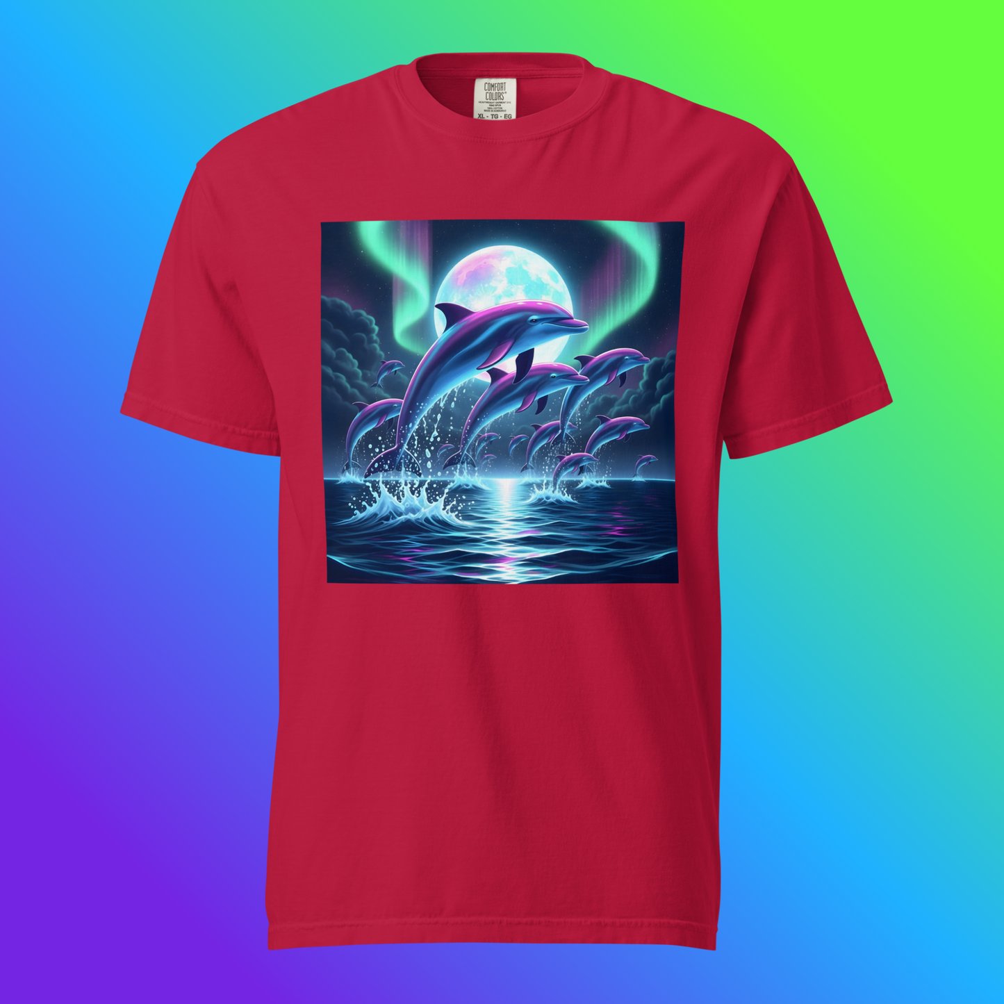 Aurora Dolphin Unisex T-Shirt