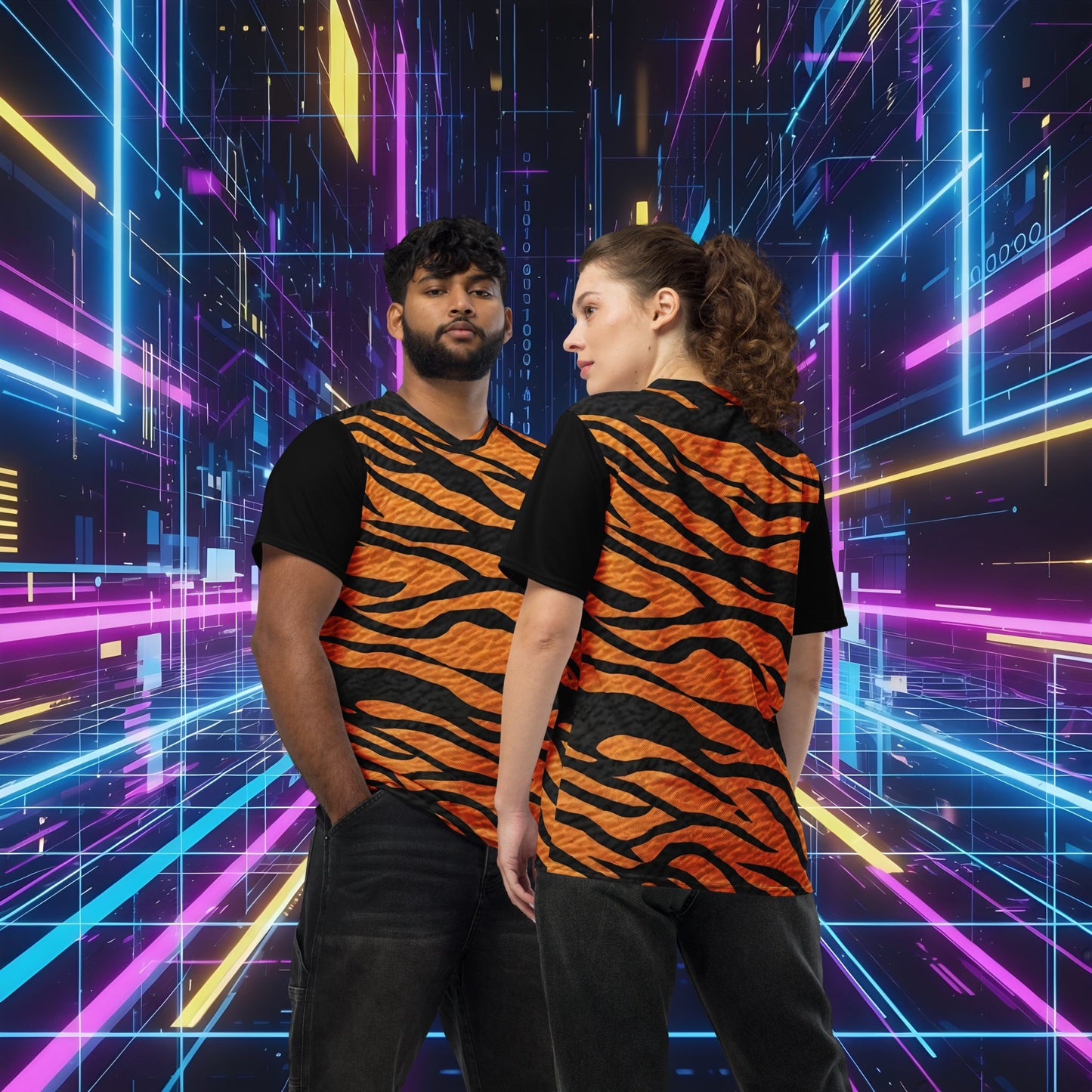 Earn Your Stripes- Tiger Stripe Unisex Sports Jersey