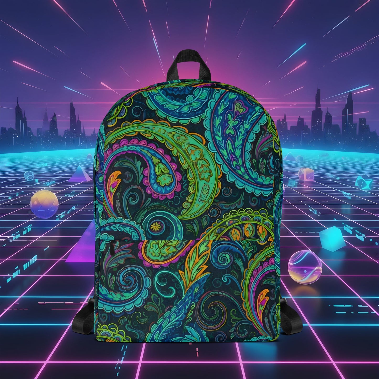 Electric Paisley Backpack