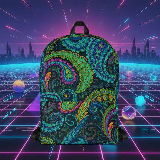 Electric Paisley Backpack