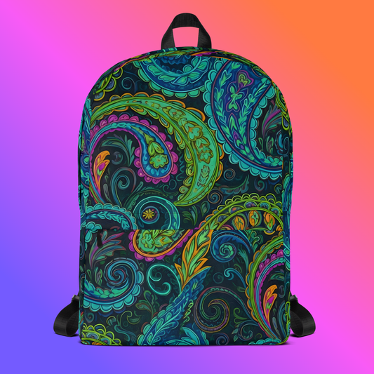 Electric Paisley Backpack