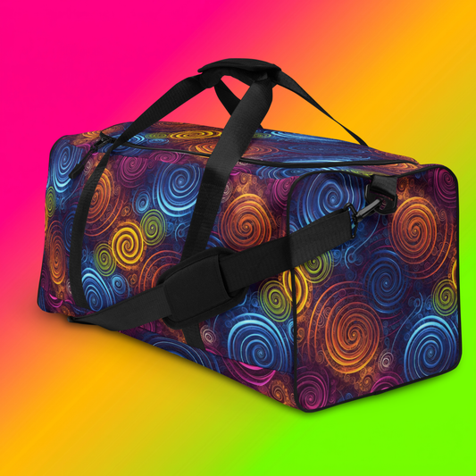 Electric Spiral Duffle Bag