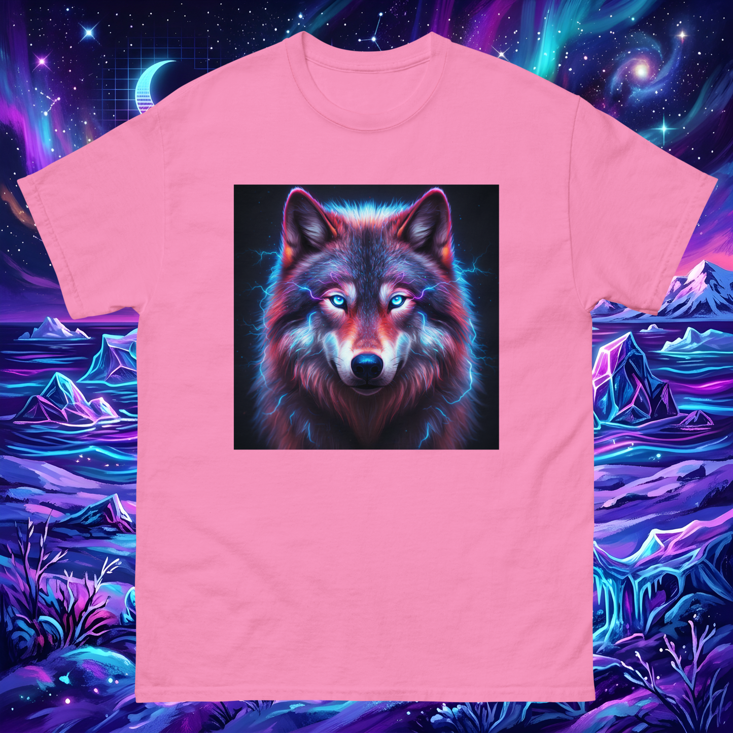 Electrifying Alpha Wolf Unisex T-Shirt