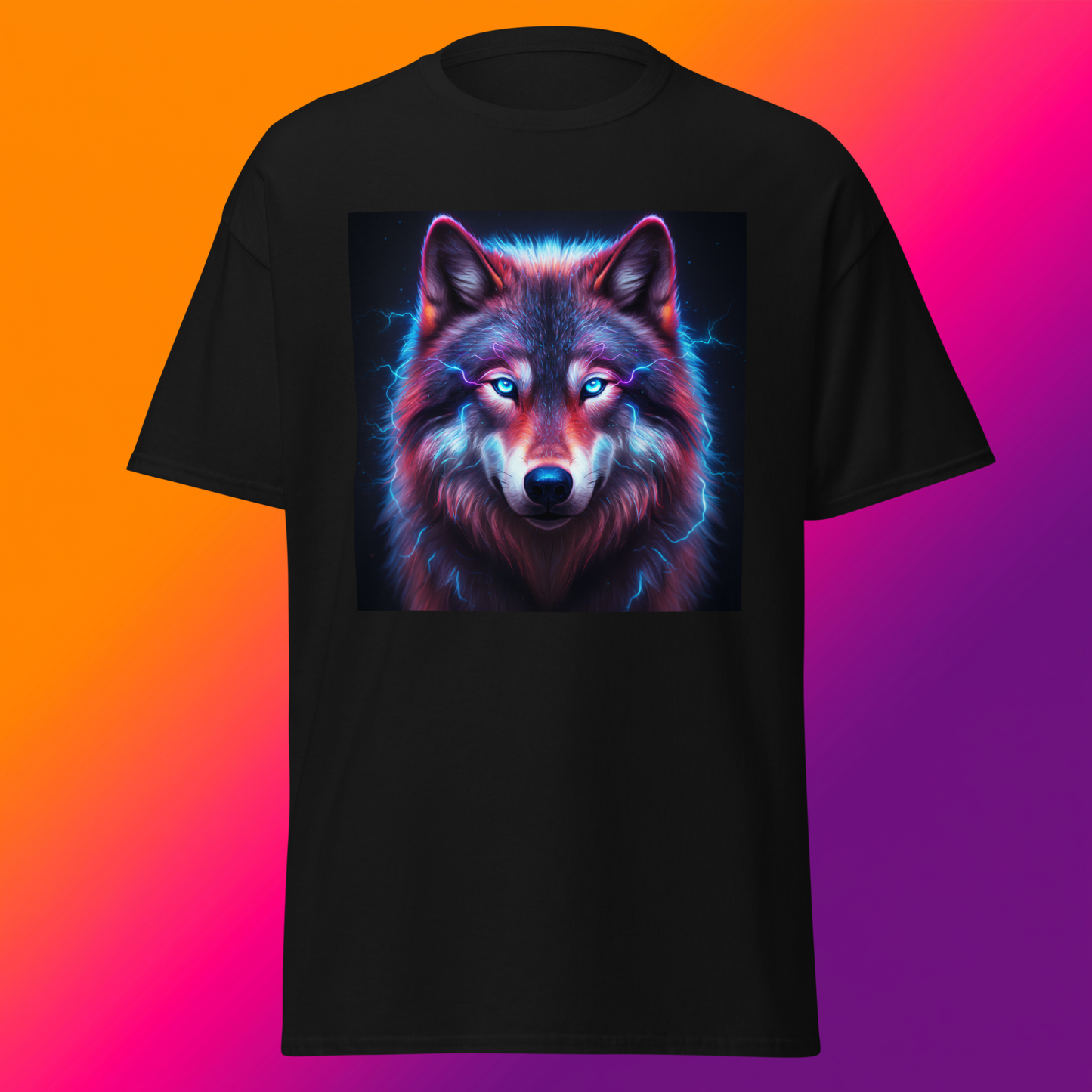 Electrifying Alpha Wolf Unisex T-Shirt