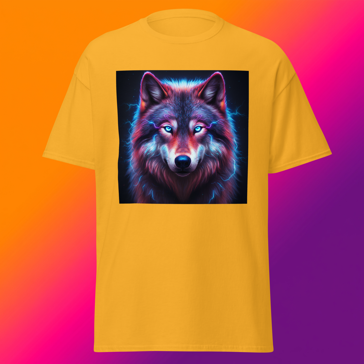 Electrifying Alpha Wolf Unisex T-Shirt