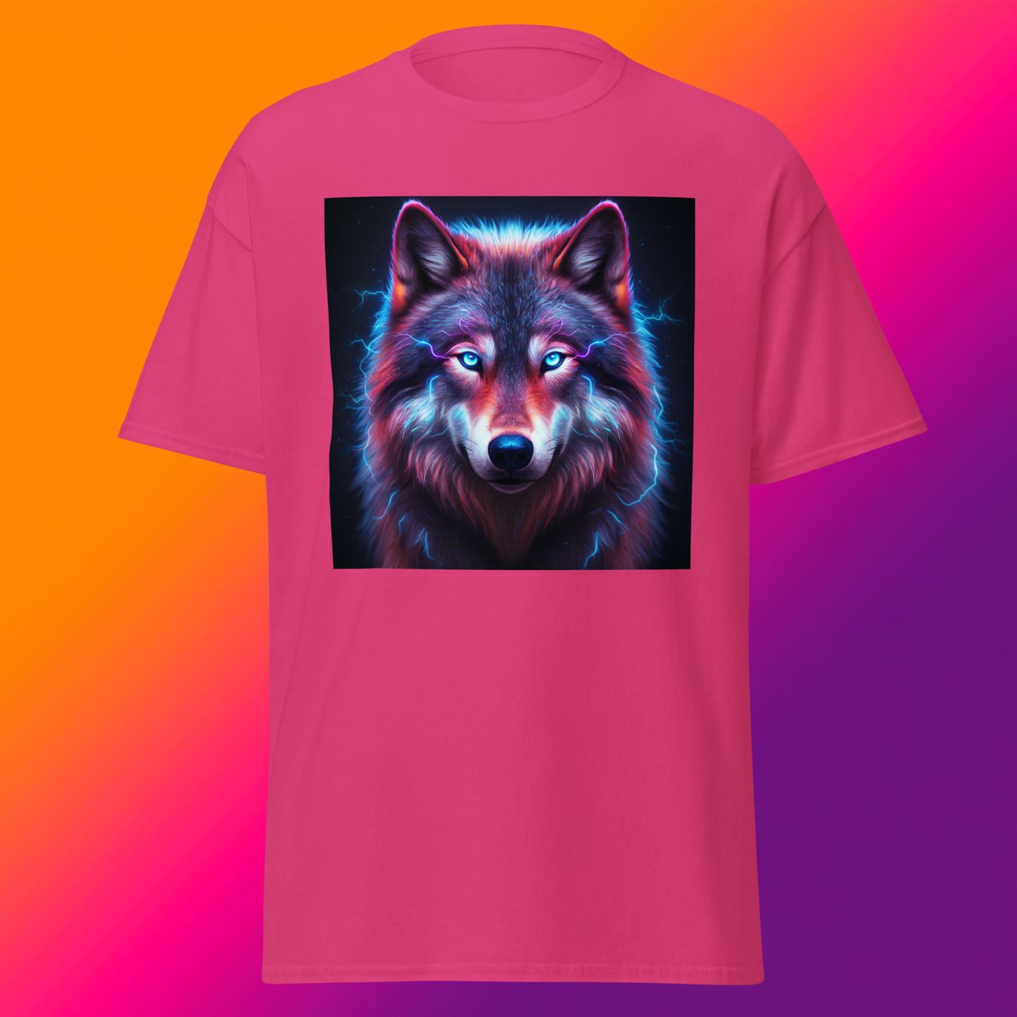 Electrifying Alpha Wolf Unisex T-Shirt