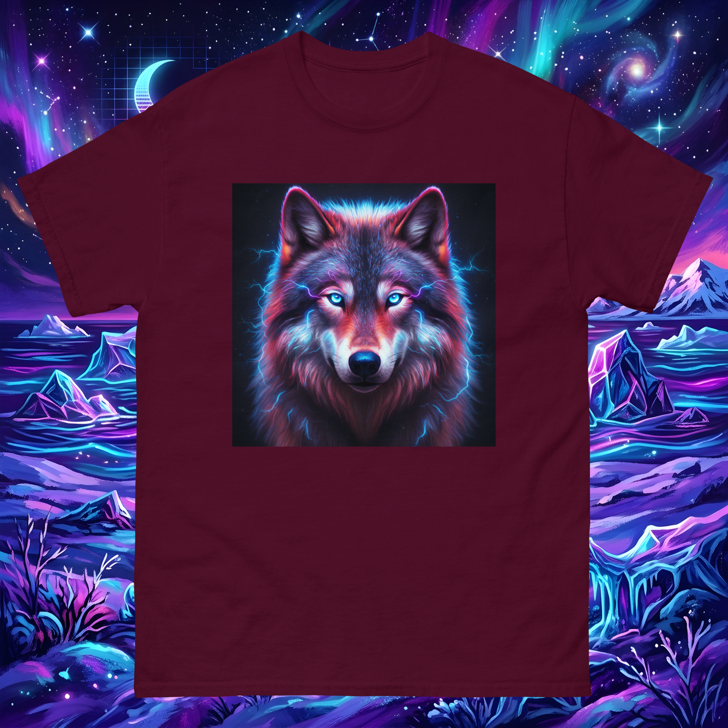 Electrifying Alpha Wolf Unisex T-Shirt