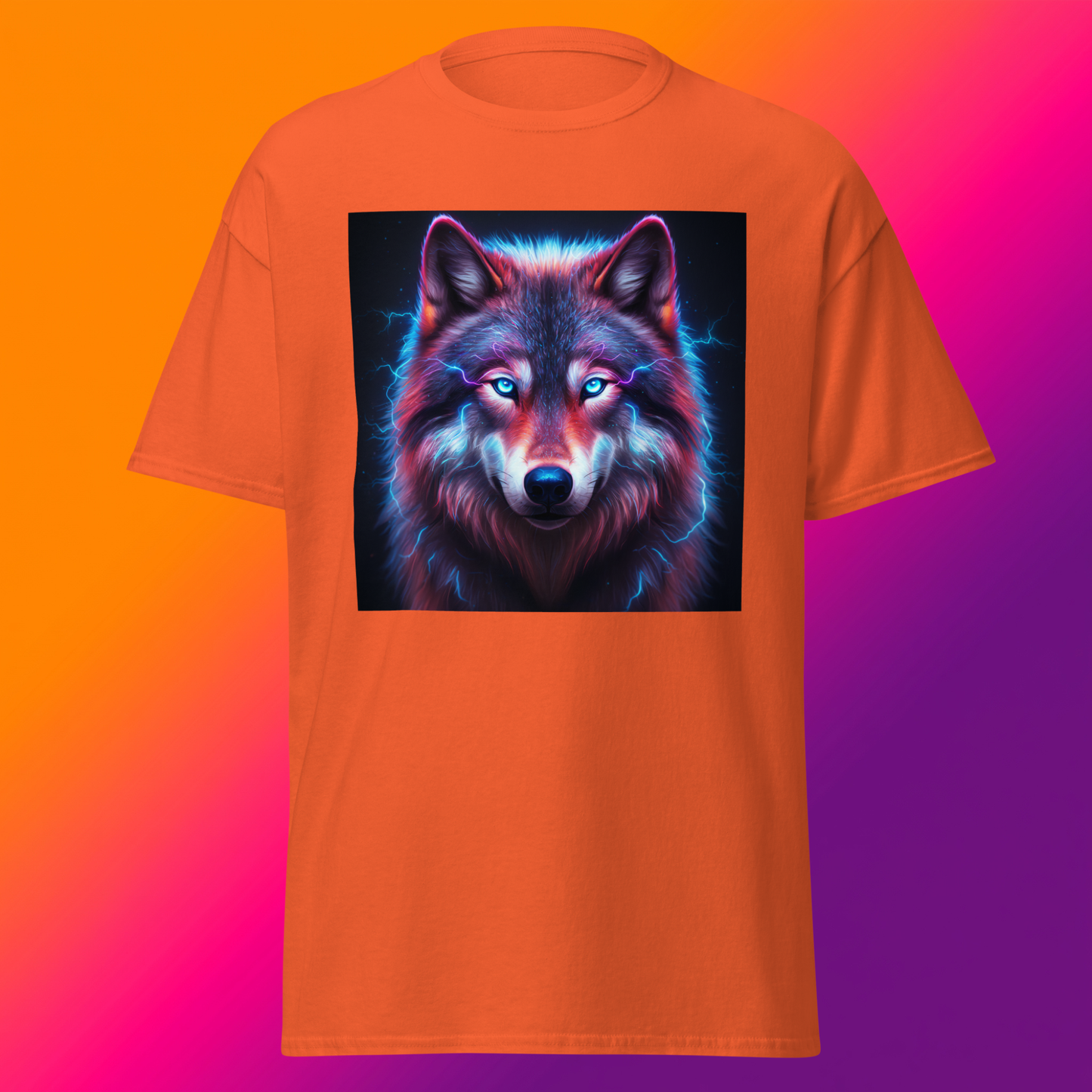 Electrifying Alpha Wolf Unisex T-Shirt