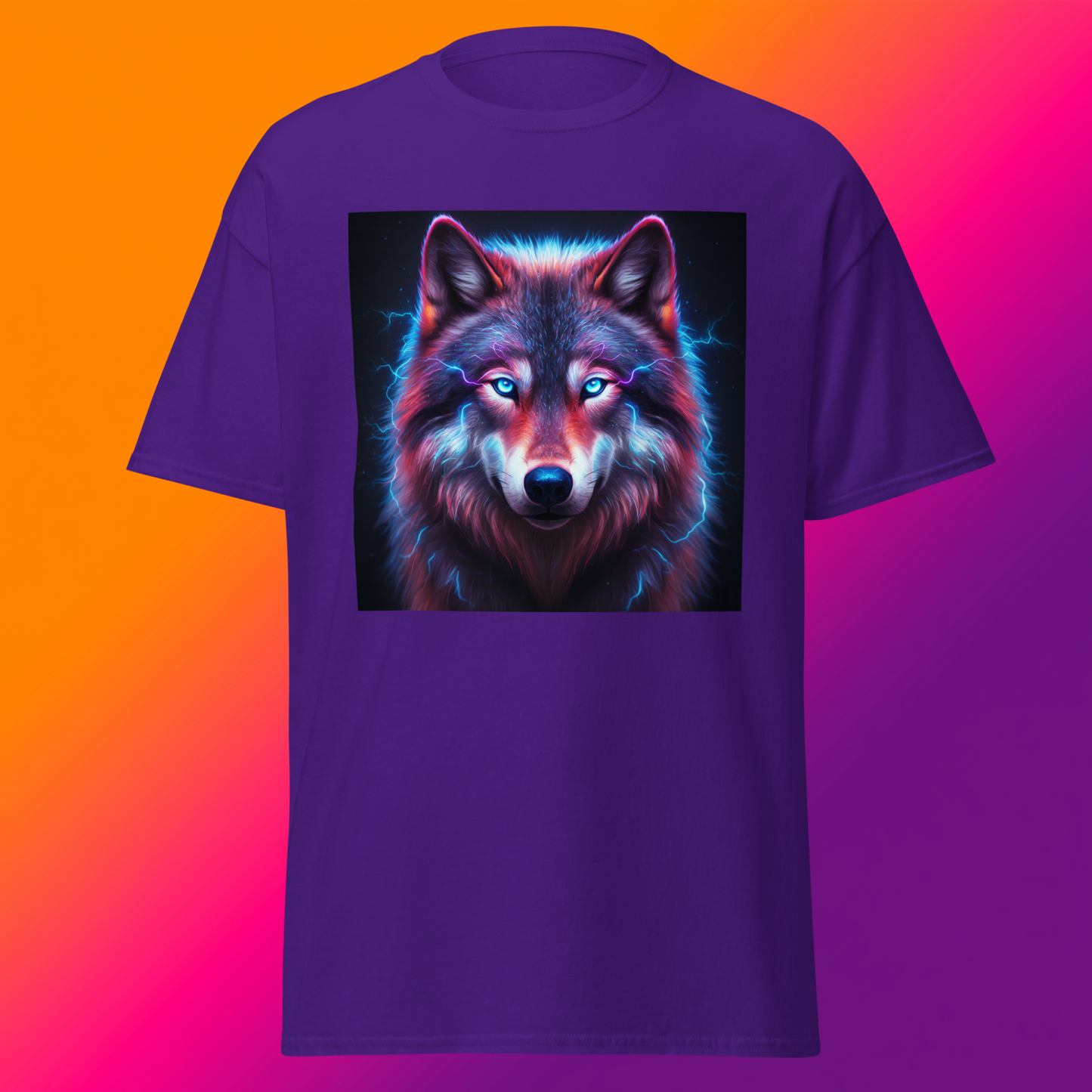 Electrifying Alpha Wolf Unisex T-Shirt