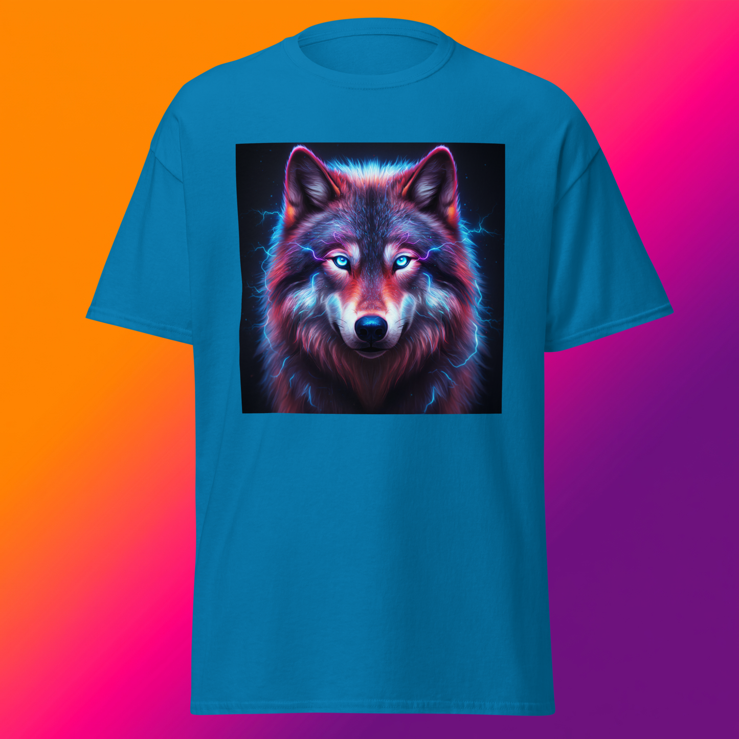 Electrifying Alpha Wolf Unisex T-Shirt