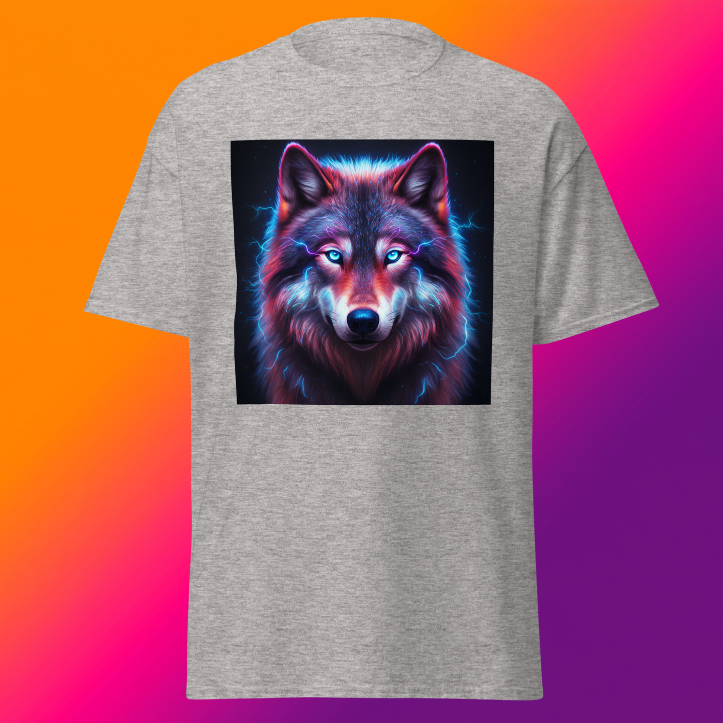 Electrifying Alpha Wolf Unisex T-Shirt