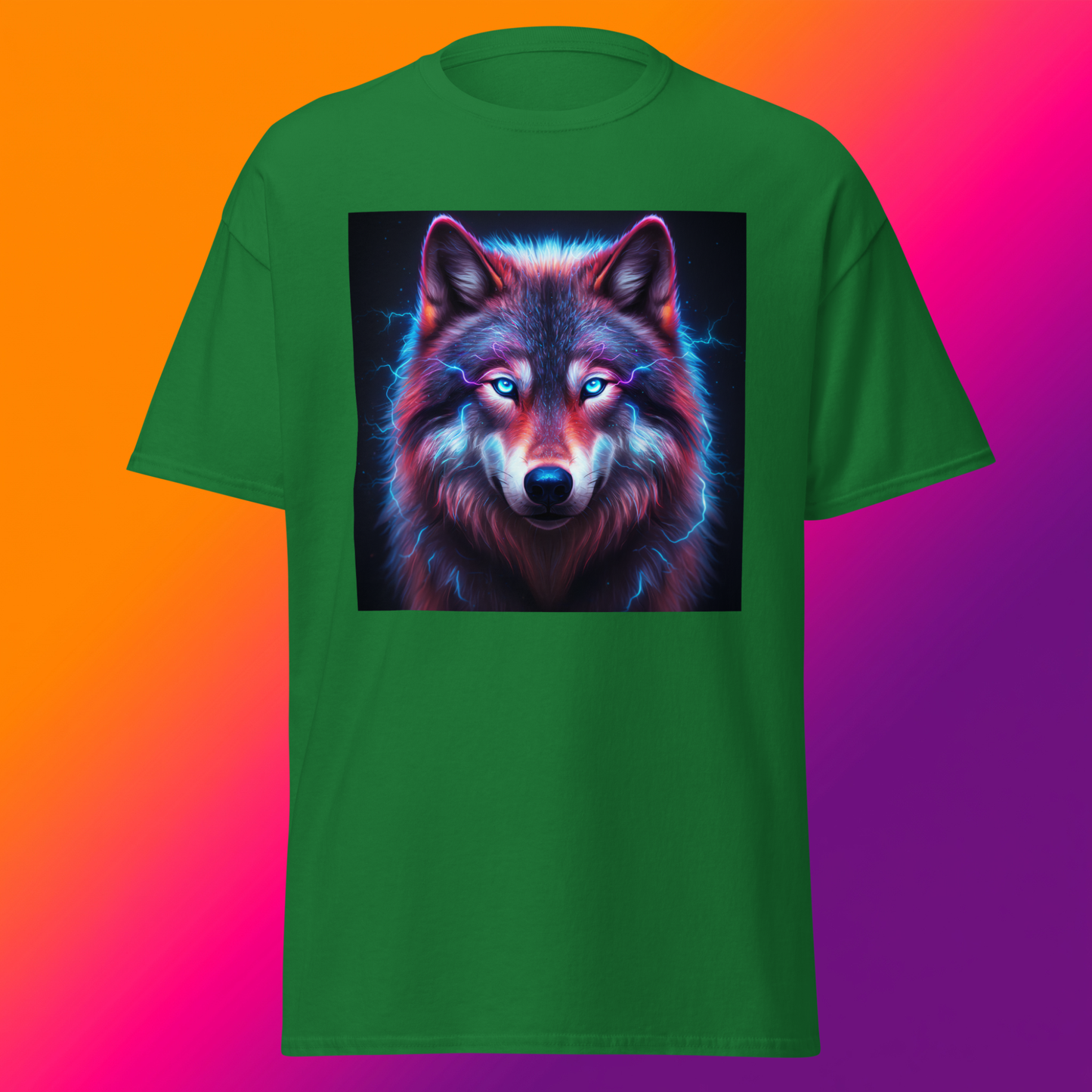 Electrifying Alpha Wolf Unisex T-Shirt