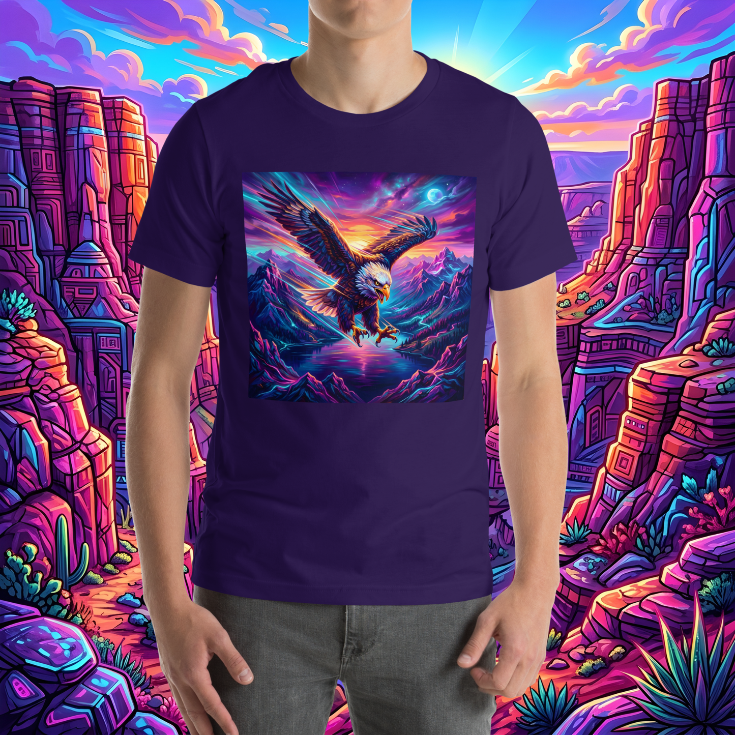 Elegant Eagle Unisex T-Shirt