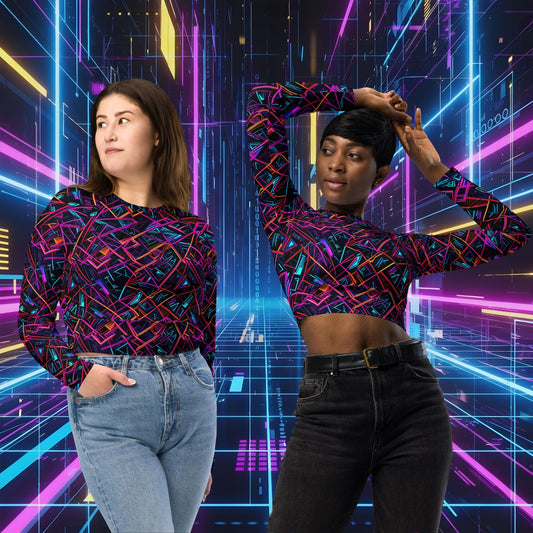 Flash Forward Long-sleeve Crop Top