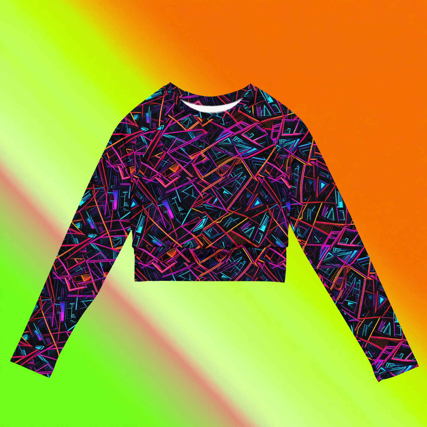 Flash Forward Long-sleeve Crop Top
