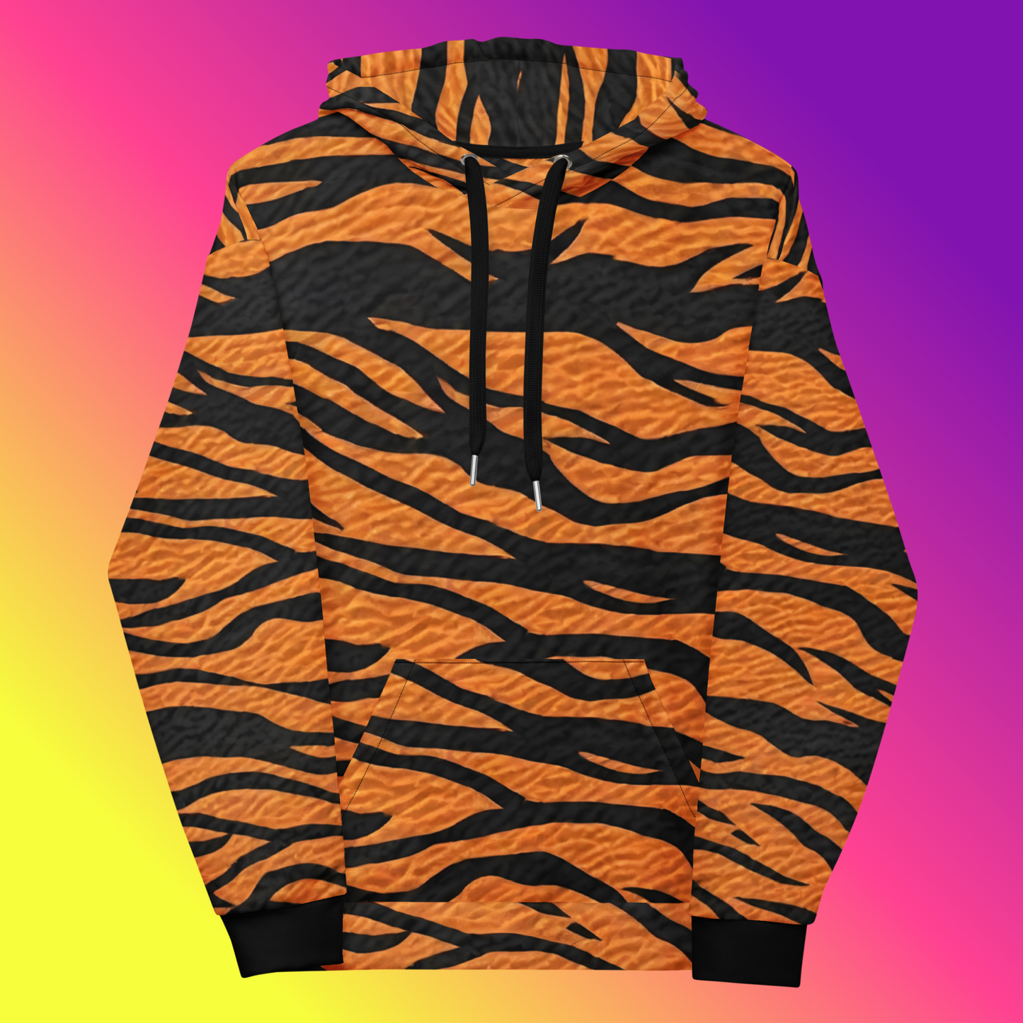 Unleash Your Inner Beast – Tiger Stripe Unisex Hoodie
