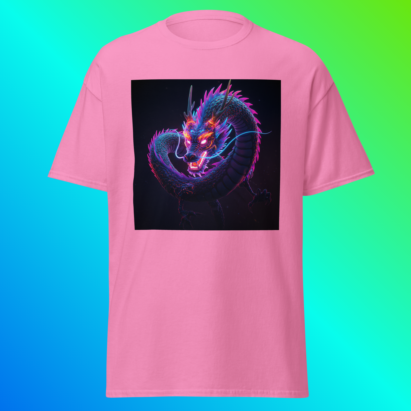 Legendary Neon – Cyberpunk Dragon Unisex T-Shirt