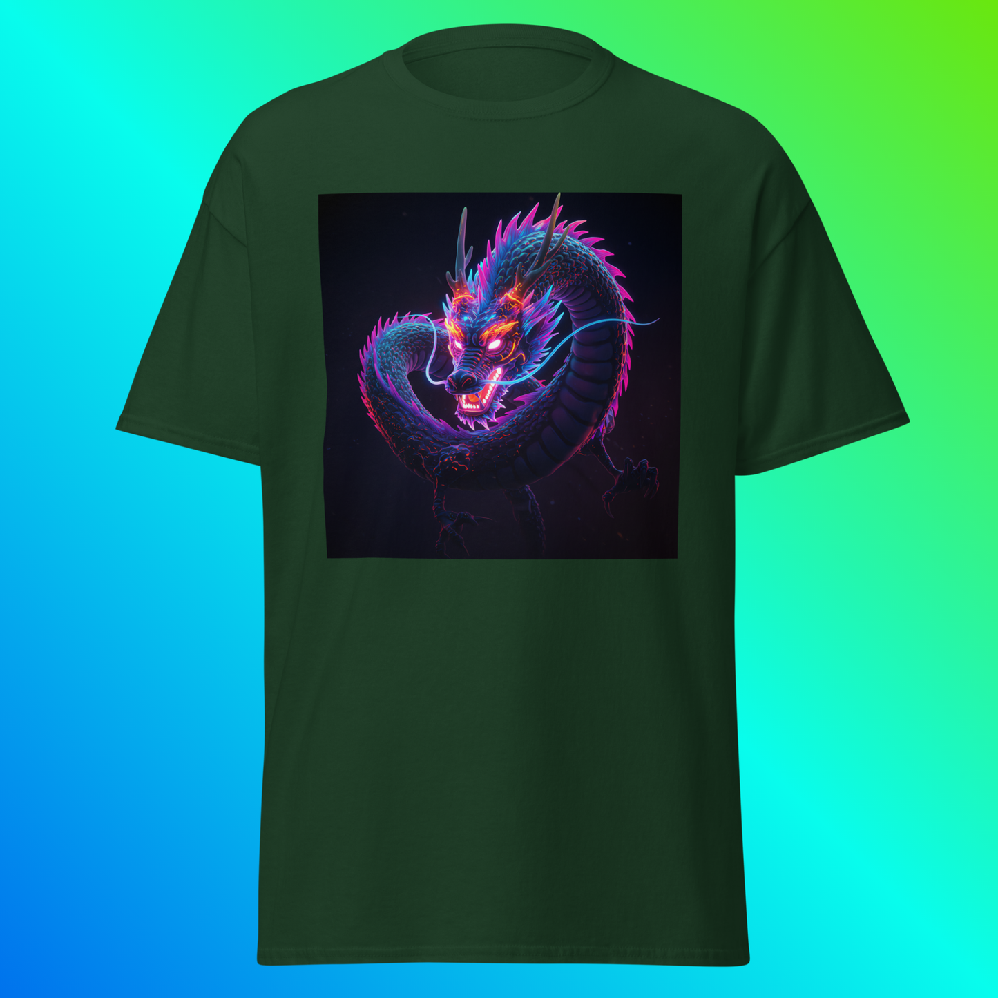 Legendary Neon – Cyberpunk Dragon Unisex T-Shirt