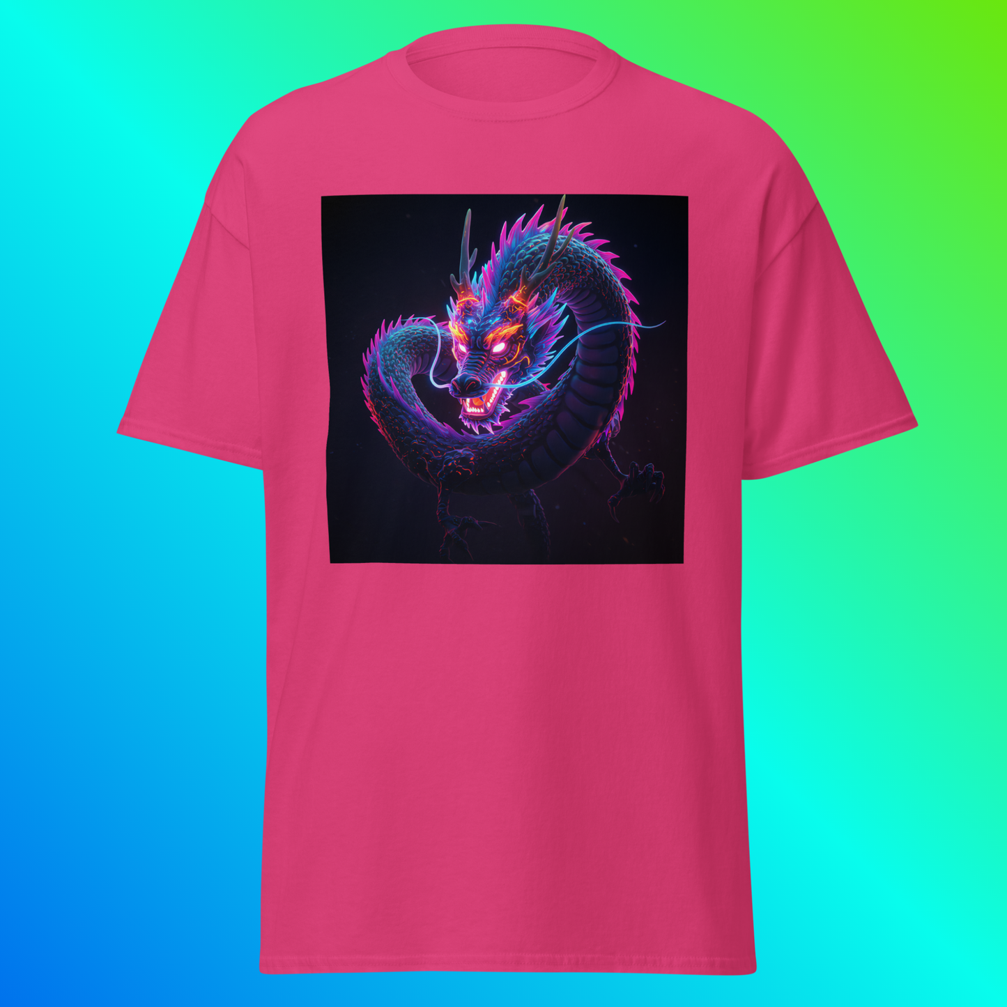 Legendary Neon – Cyberpunk Dragon Unisex T-Shirt