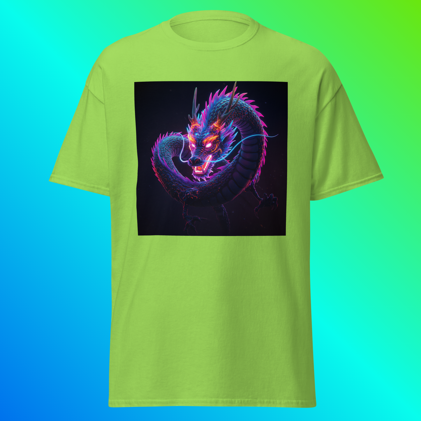 Legendary Neon – Cyberpunk Dragon Unisex T-Shirt