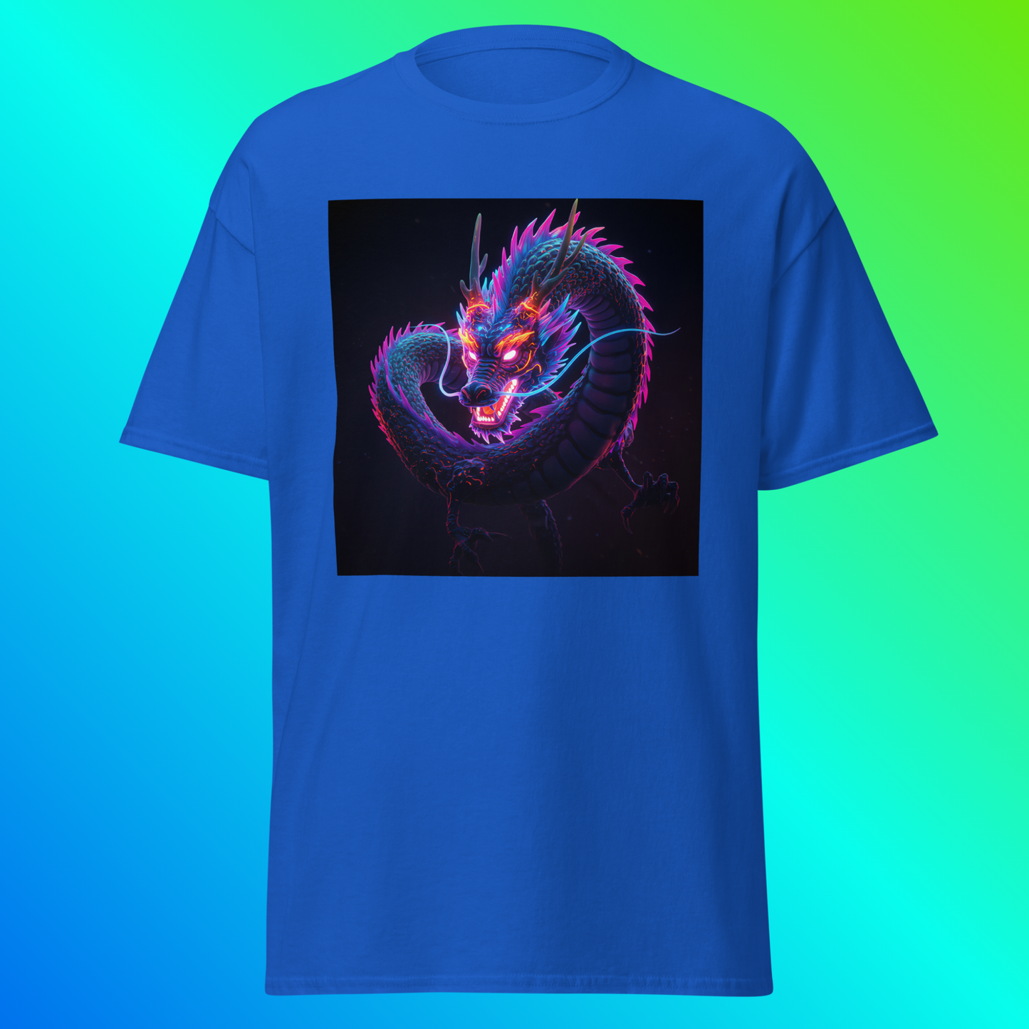 Legendary Neon – Cyberpunk Dragon Unisex T-Shirt