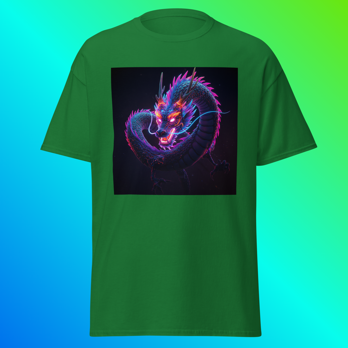 Legendary Neon – Cyberpunk Dragon Unisex T-Shirt