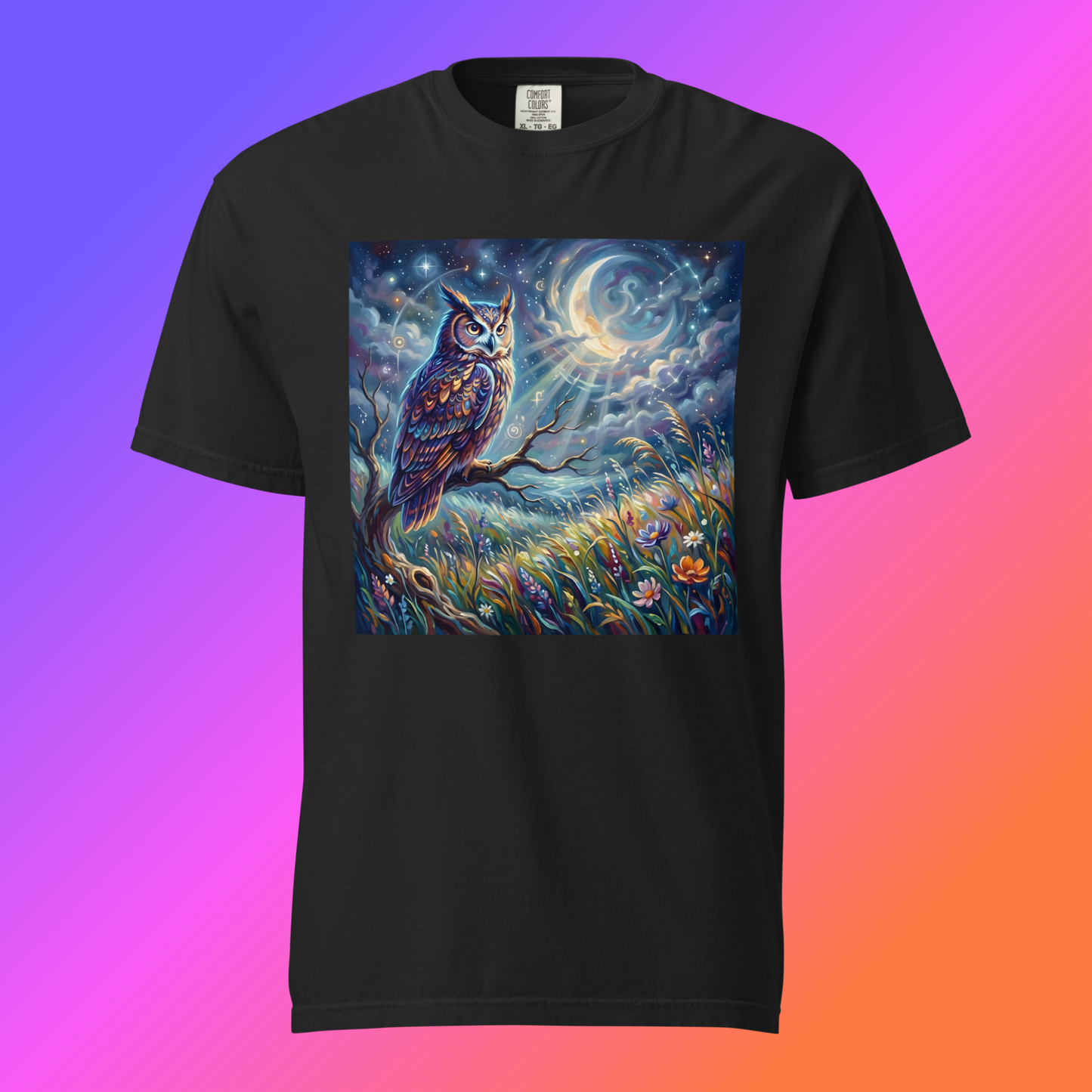 Moonlit Owl Unisex T-Shirt