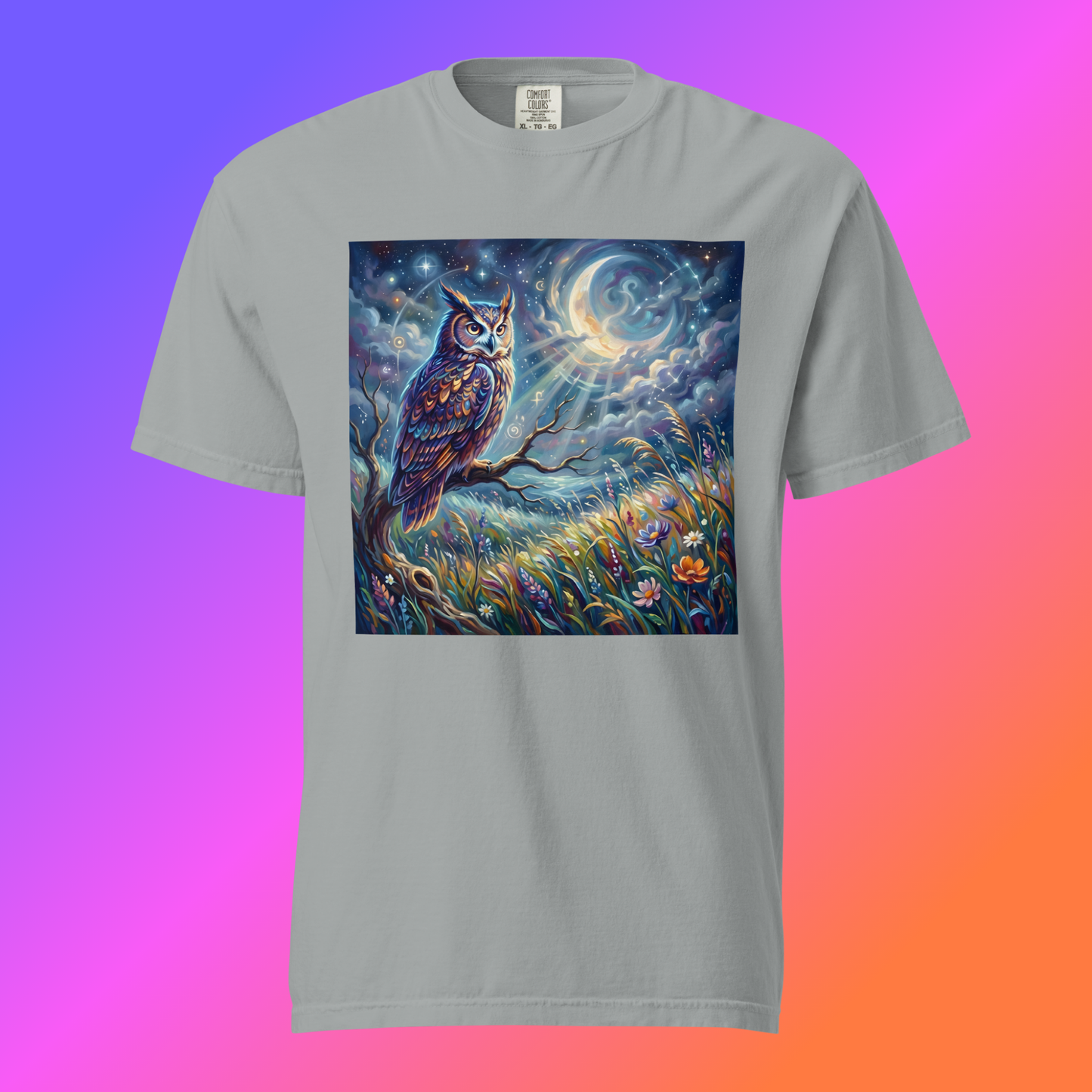 Moonlit Owl Unisex T-Shirt