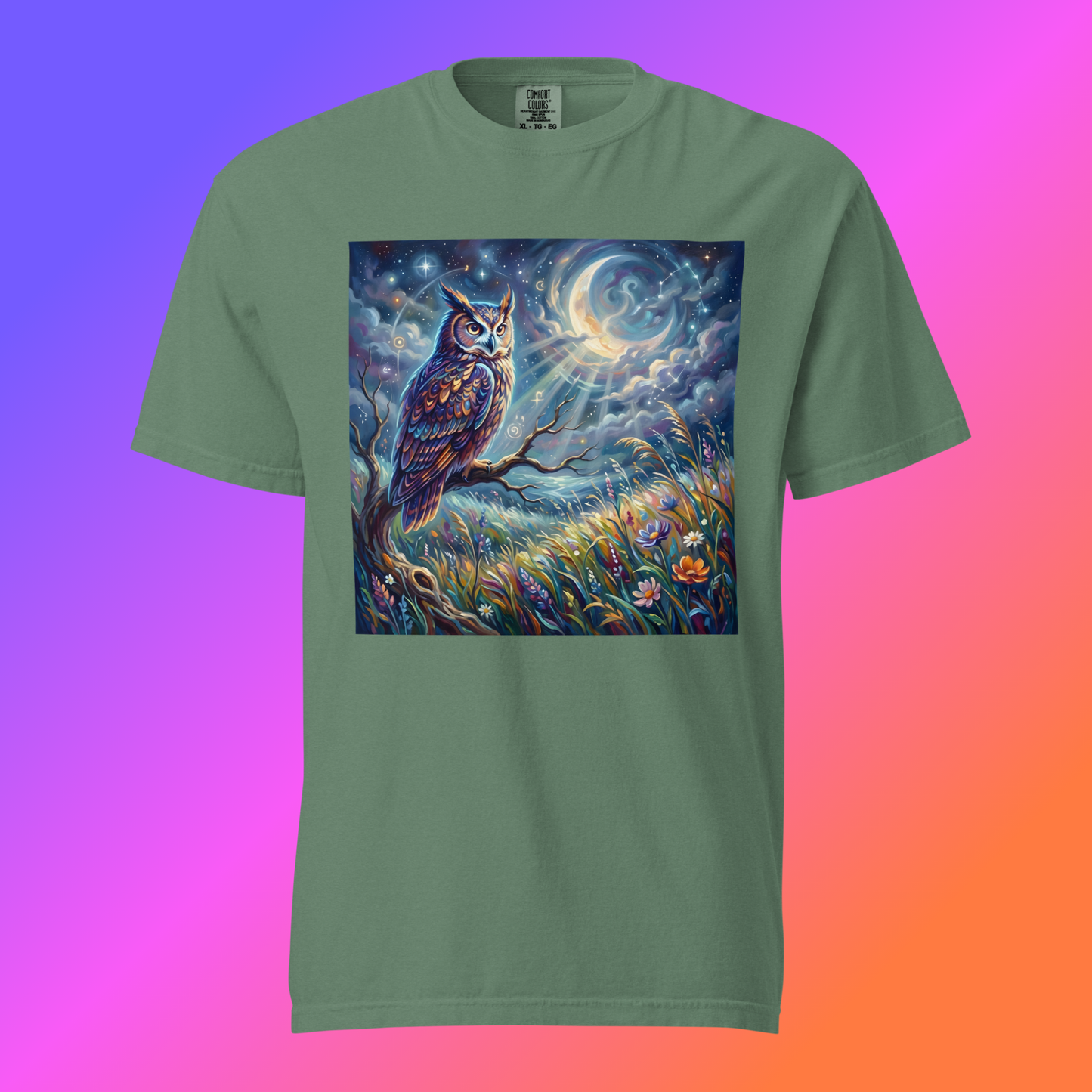 Moonlit Owl Unisex T-Shirt