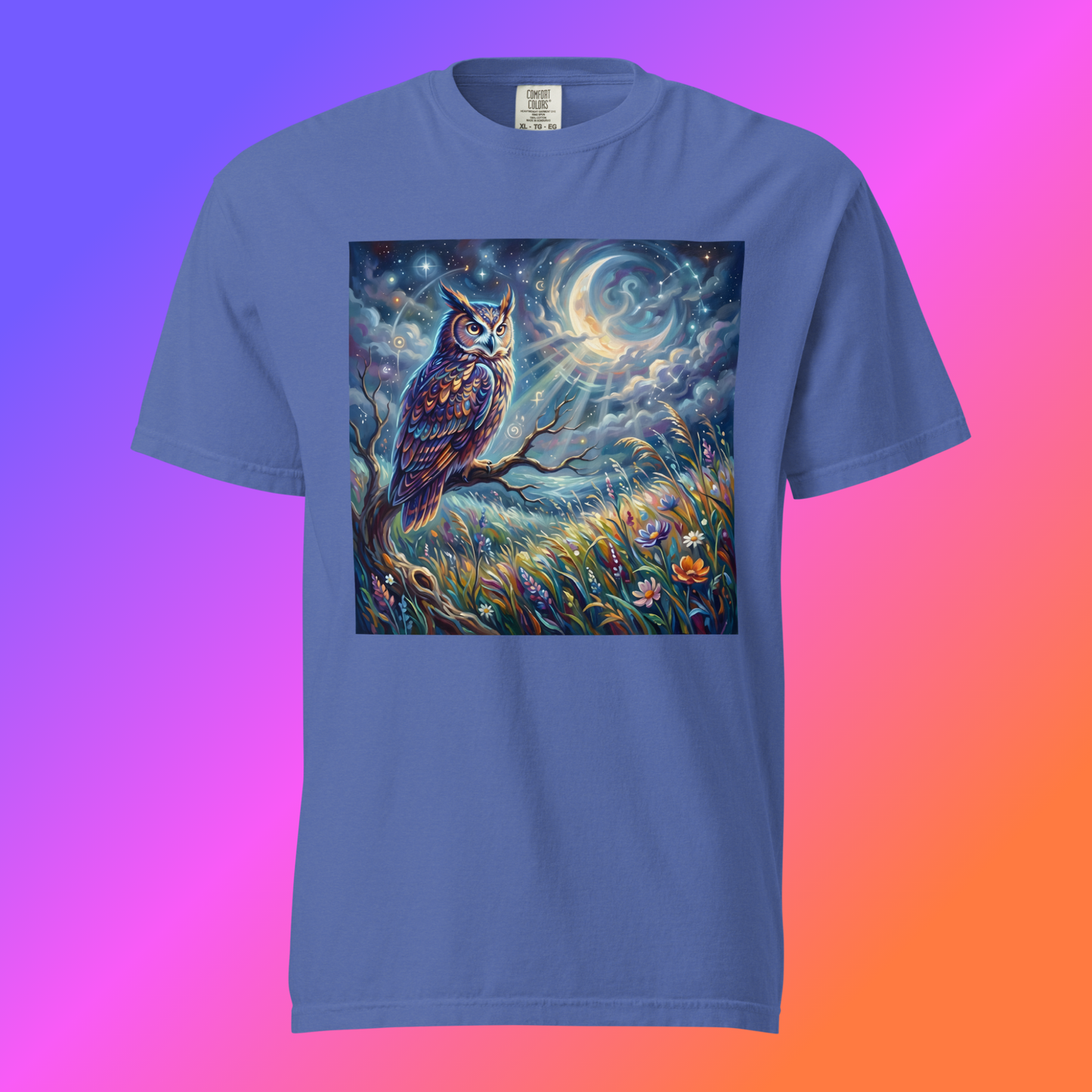 Moonlit Owl Unisex T-Shirt