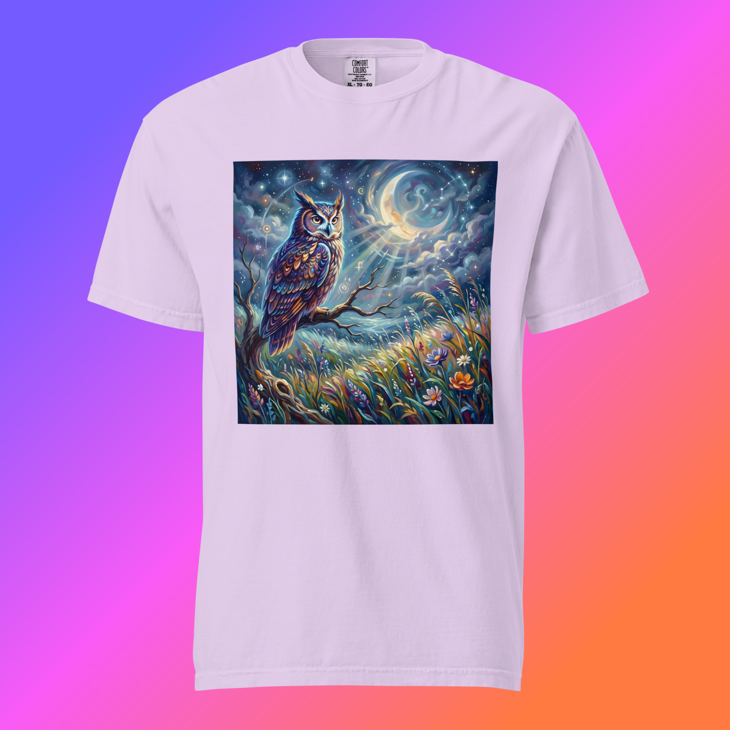 Moonlit Owl Unisex T-Shirt
