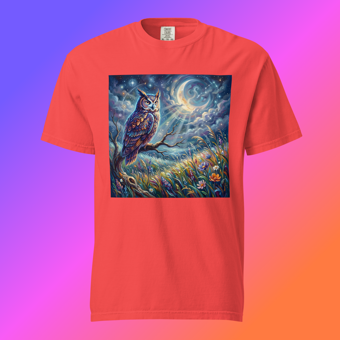 Moonlit Owl Unisex T-Shirt
