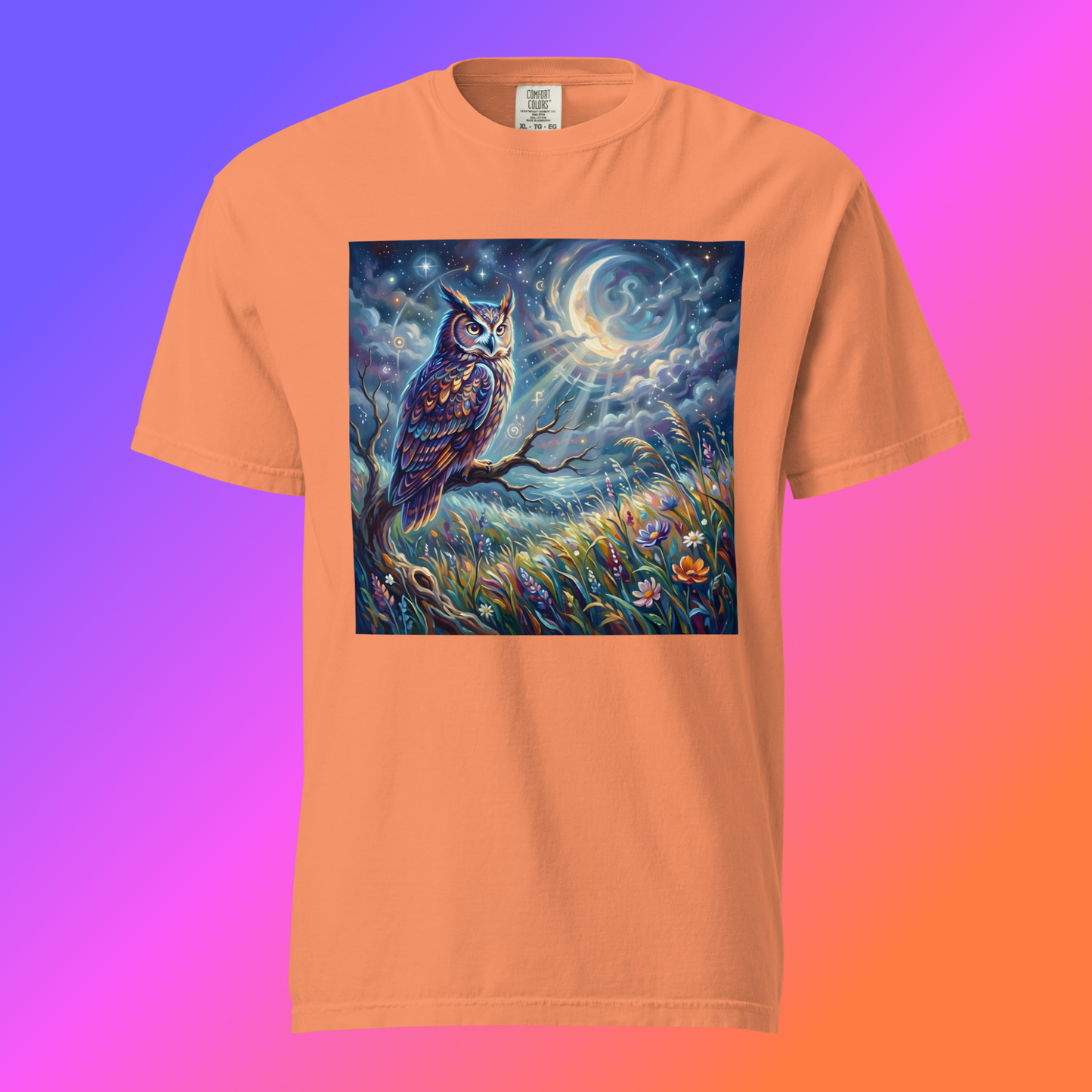 Moonlit Owl Unisex T-Shirt