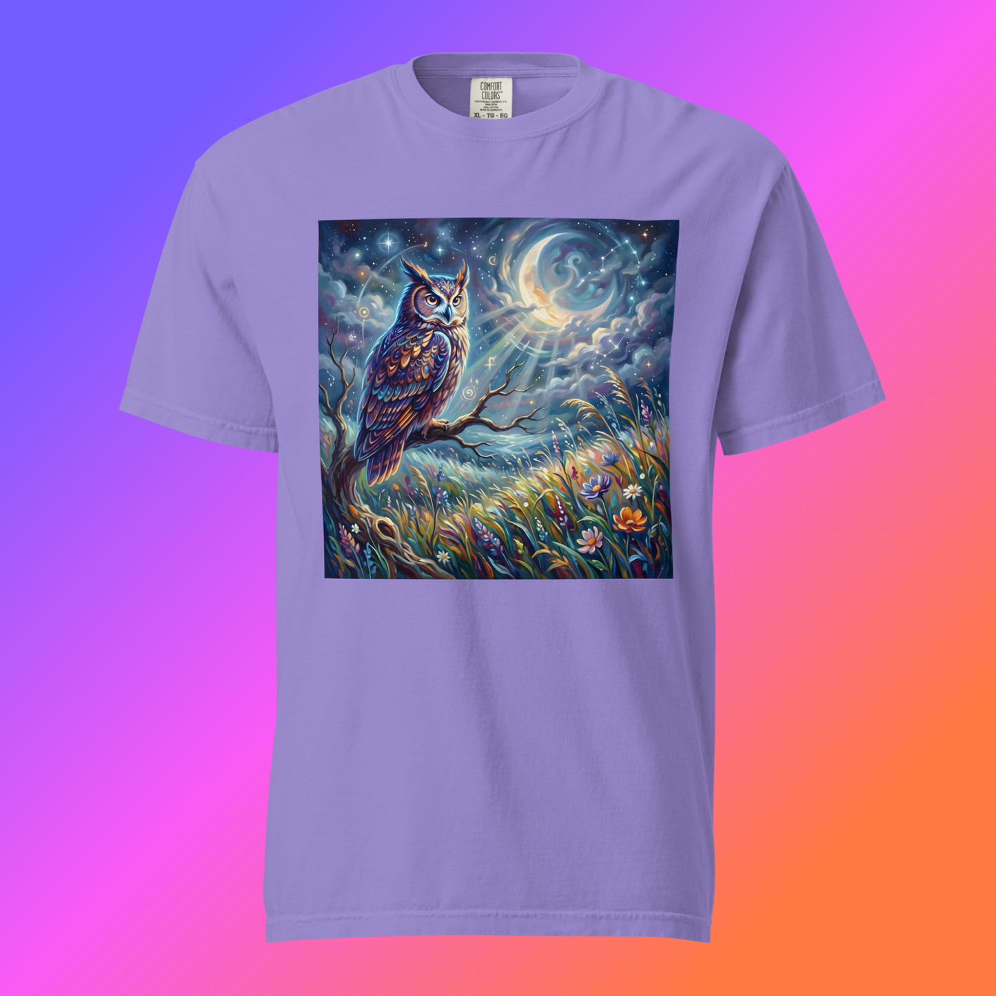 Moonlit Owl Unisex T-Shirt