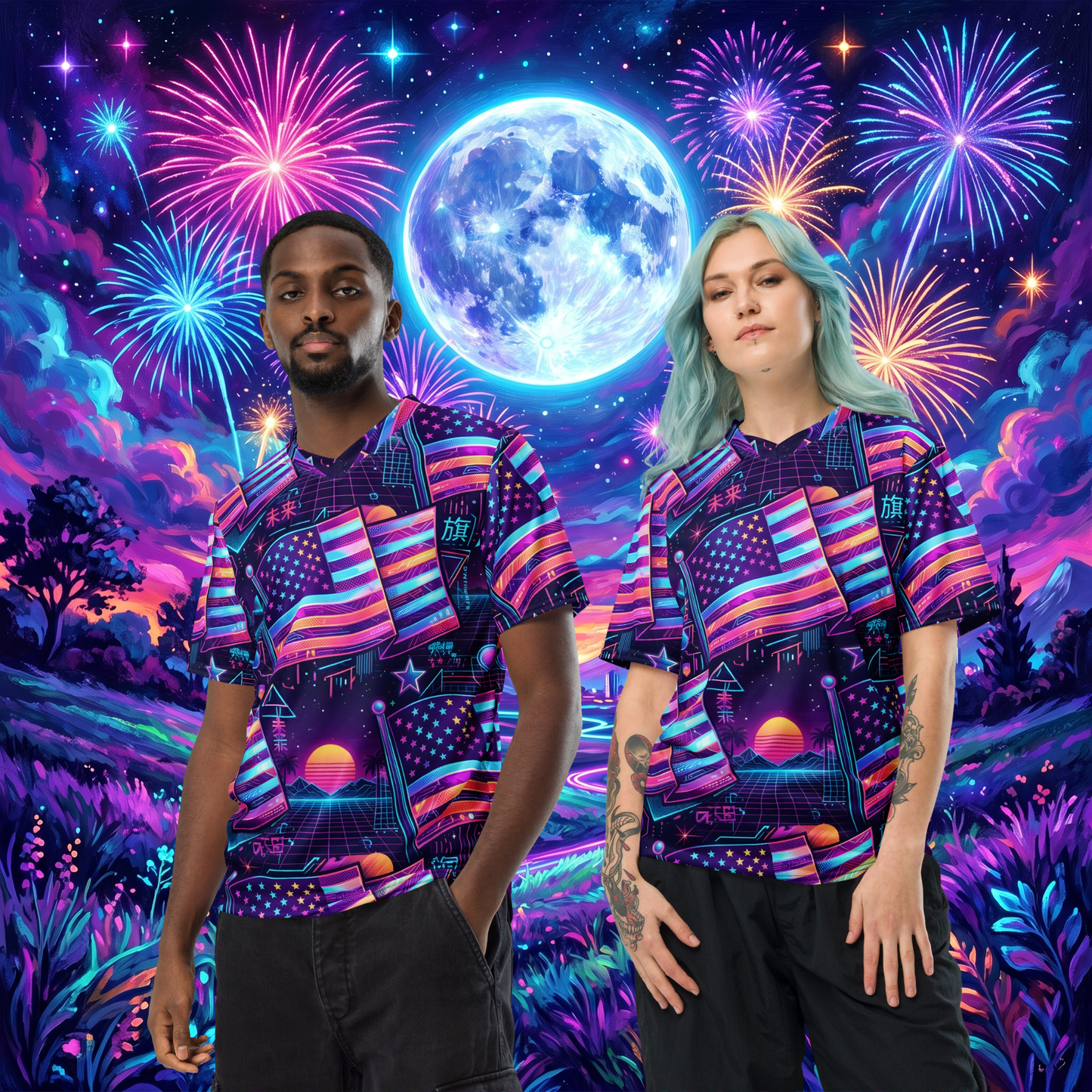 Neon Nation Unisex Sports Jersey