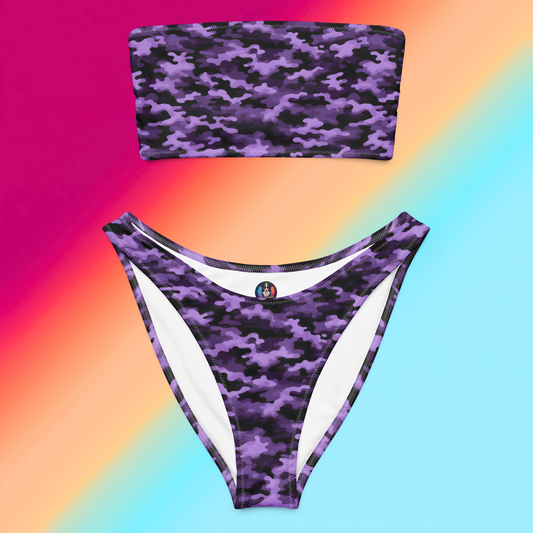 Purple Ops Bandeau Bikini